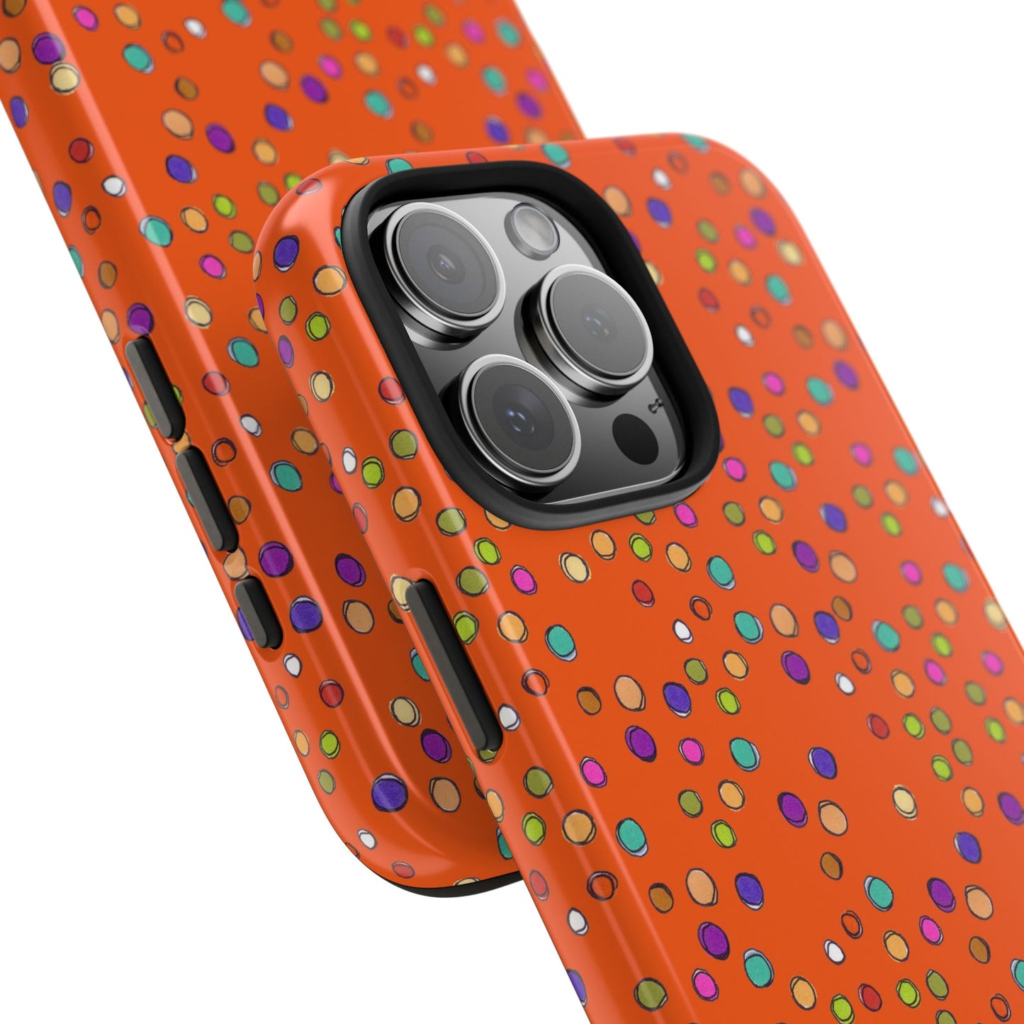 Dog Dots Orange Phone Case