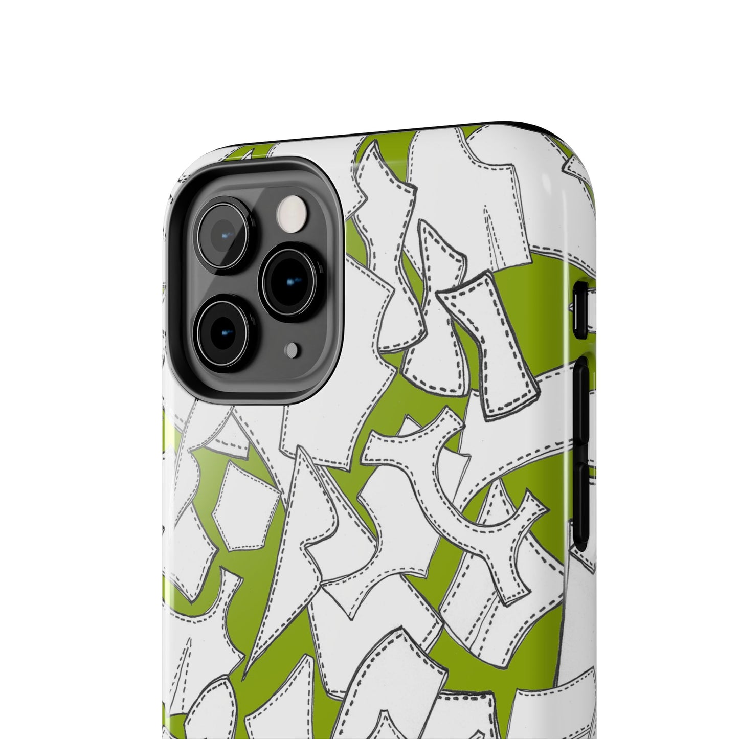 Pattern Pieces Chartreuse Phone Case