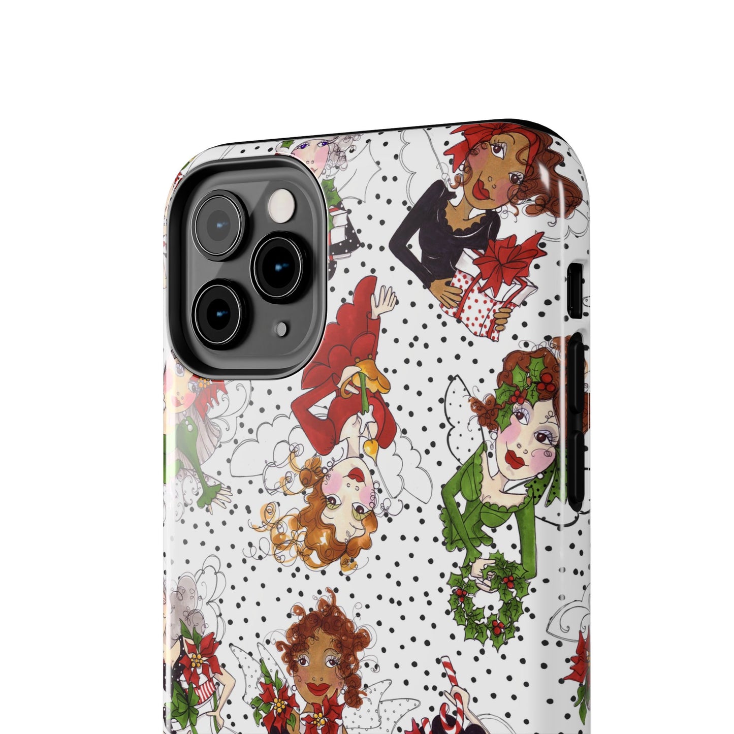 Fairy Toss White / Black Phone Case