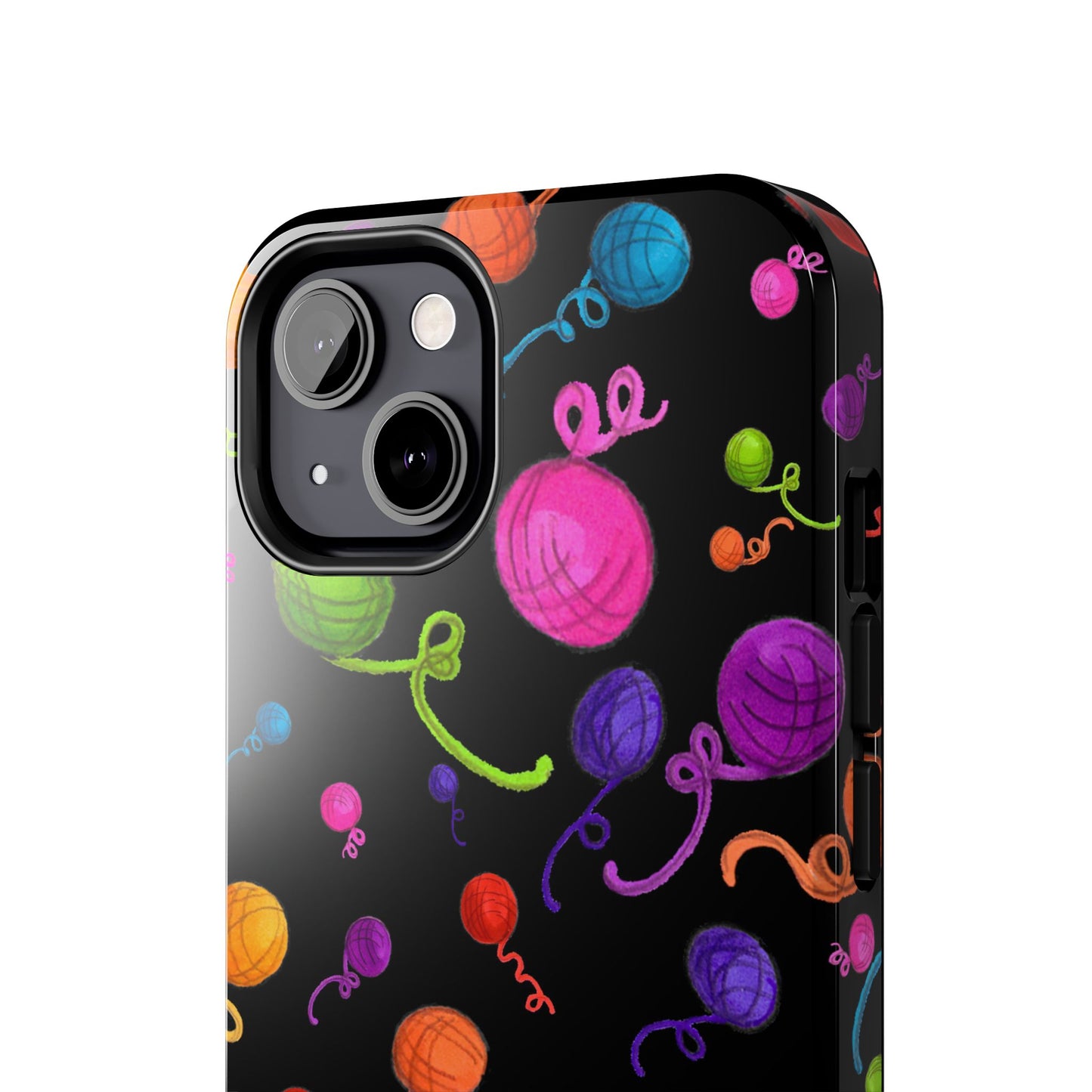 Yarniverse Black Phone Case