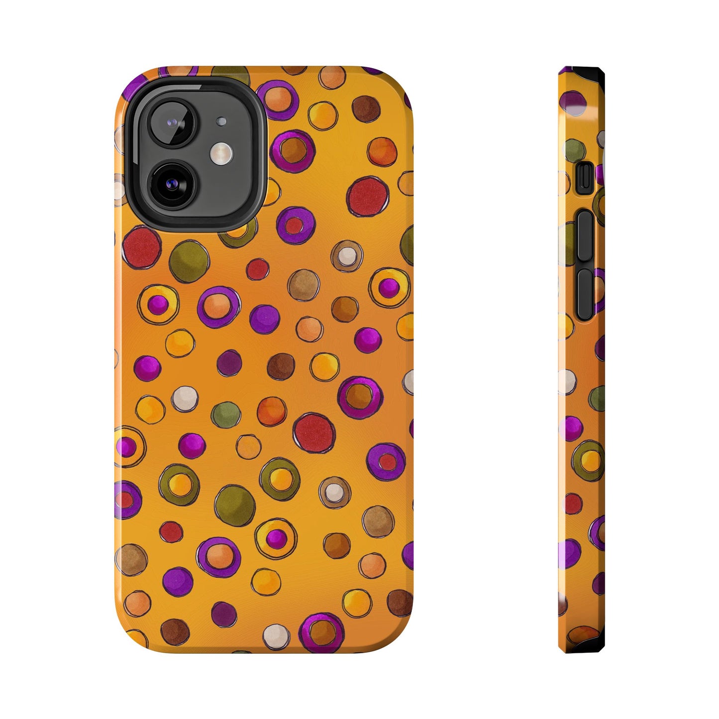 Double Dot Yellow Phone Case
