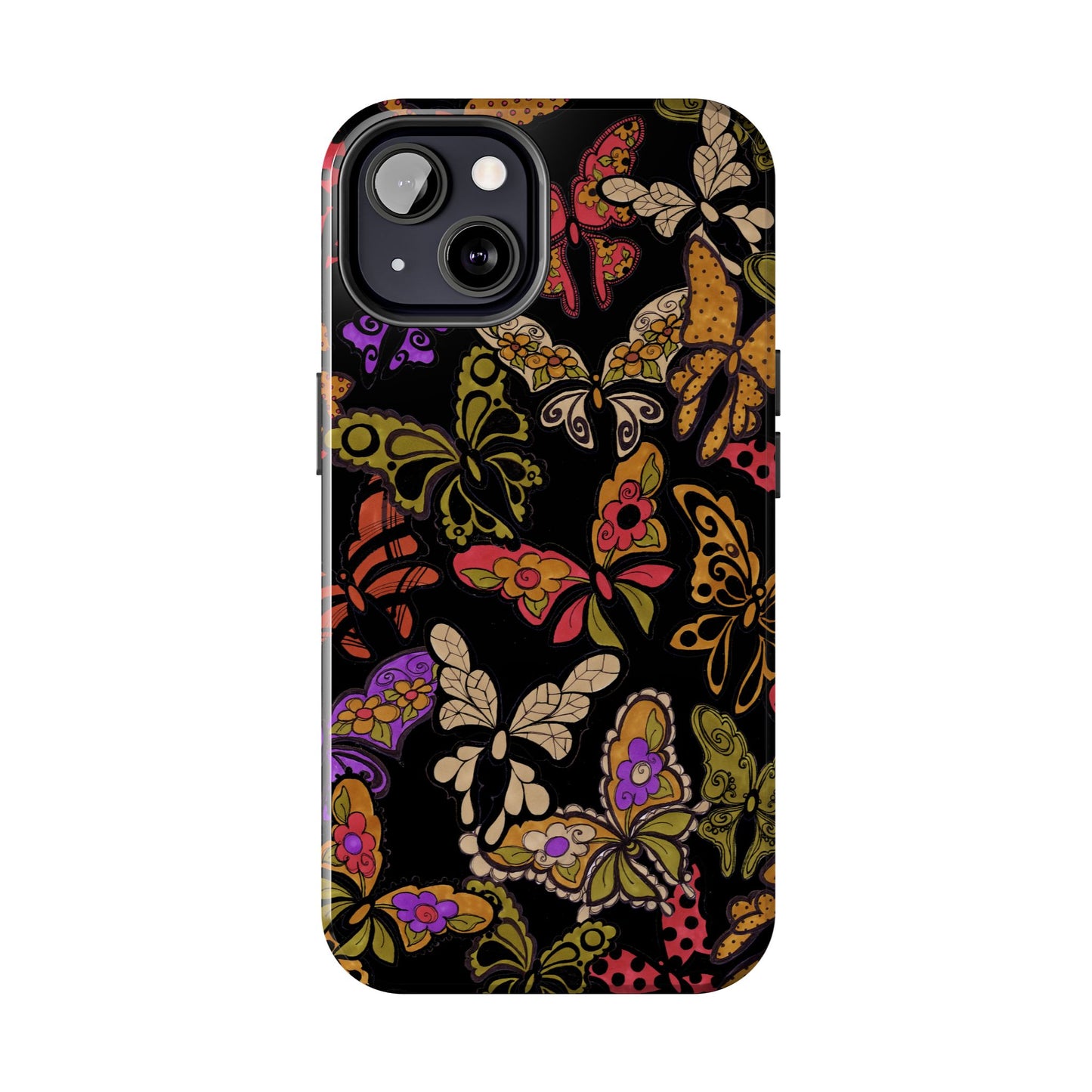 Flighty Black Phone Case