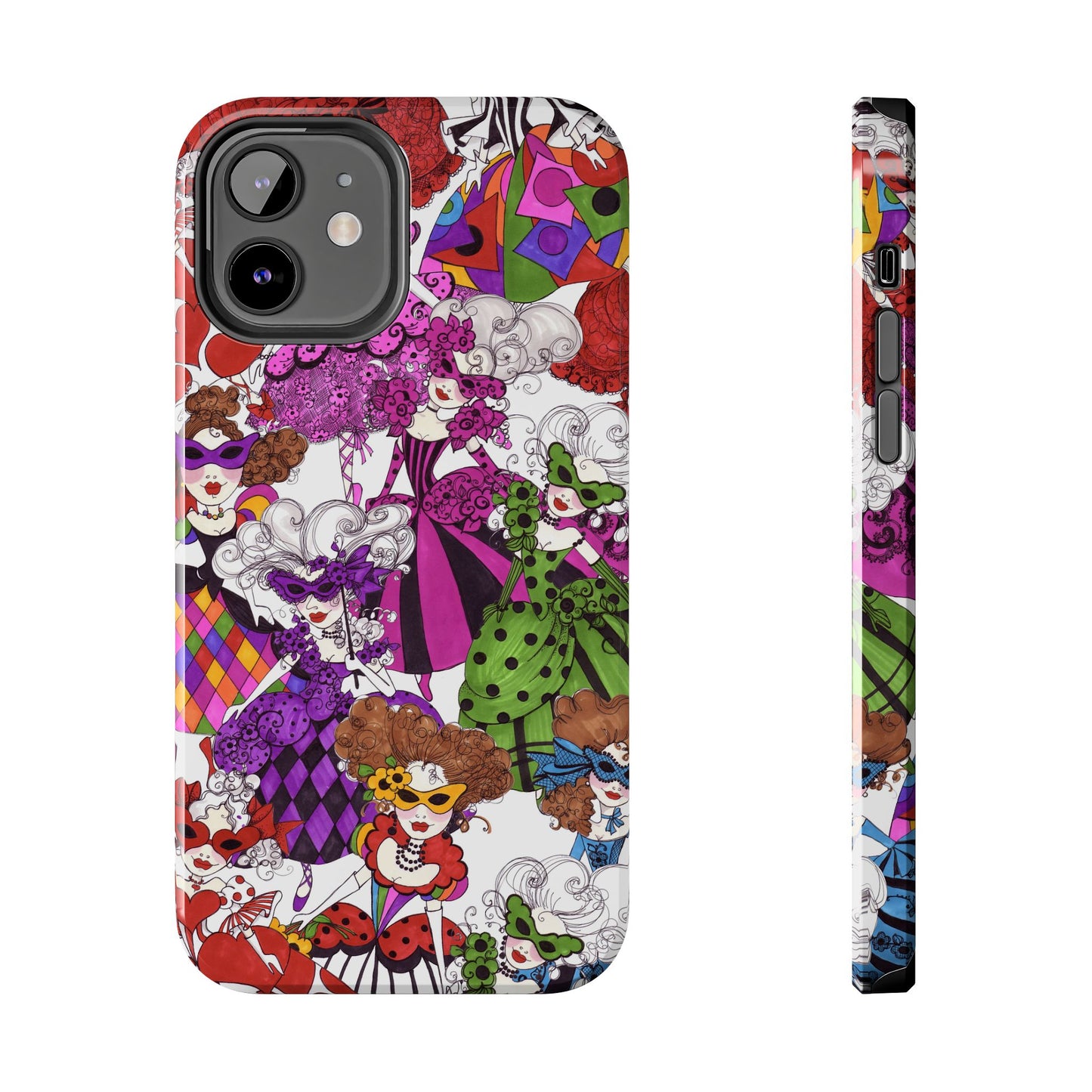 Crowded Dance Floor White Phone Case