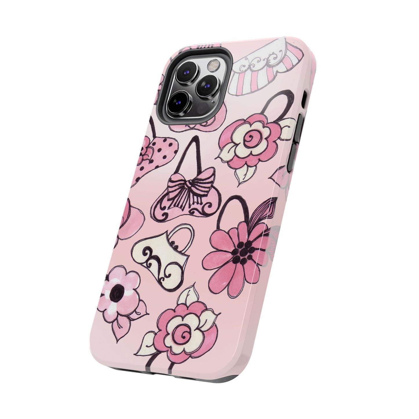 Cat Bags Pink Phone Case