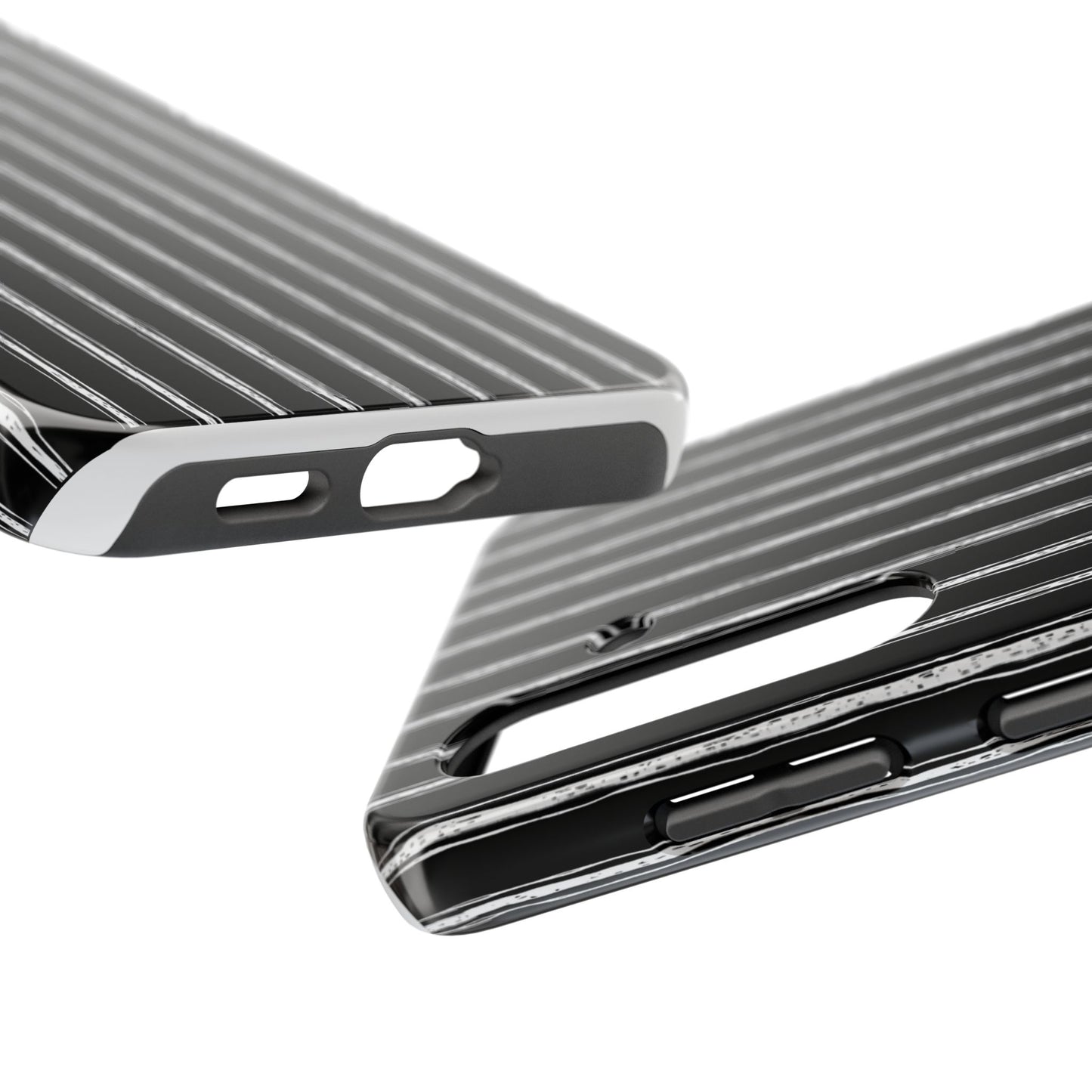 Napkin Stripe Black / White Phone Case