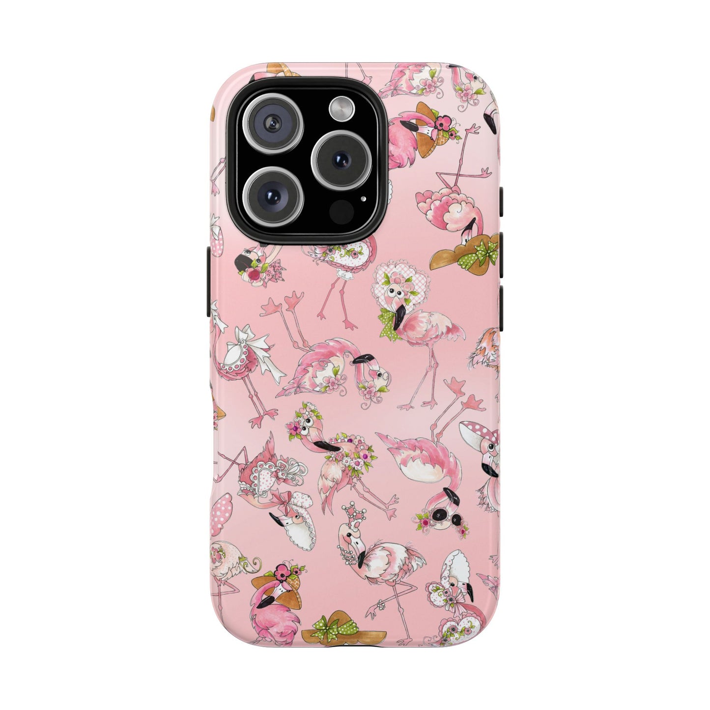 Tossed Flams Pink Phone Case