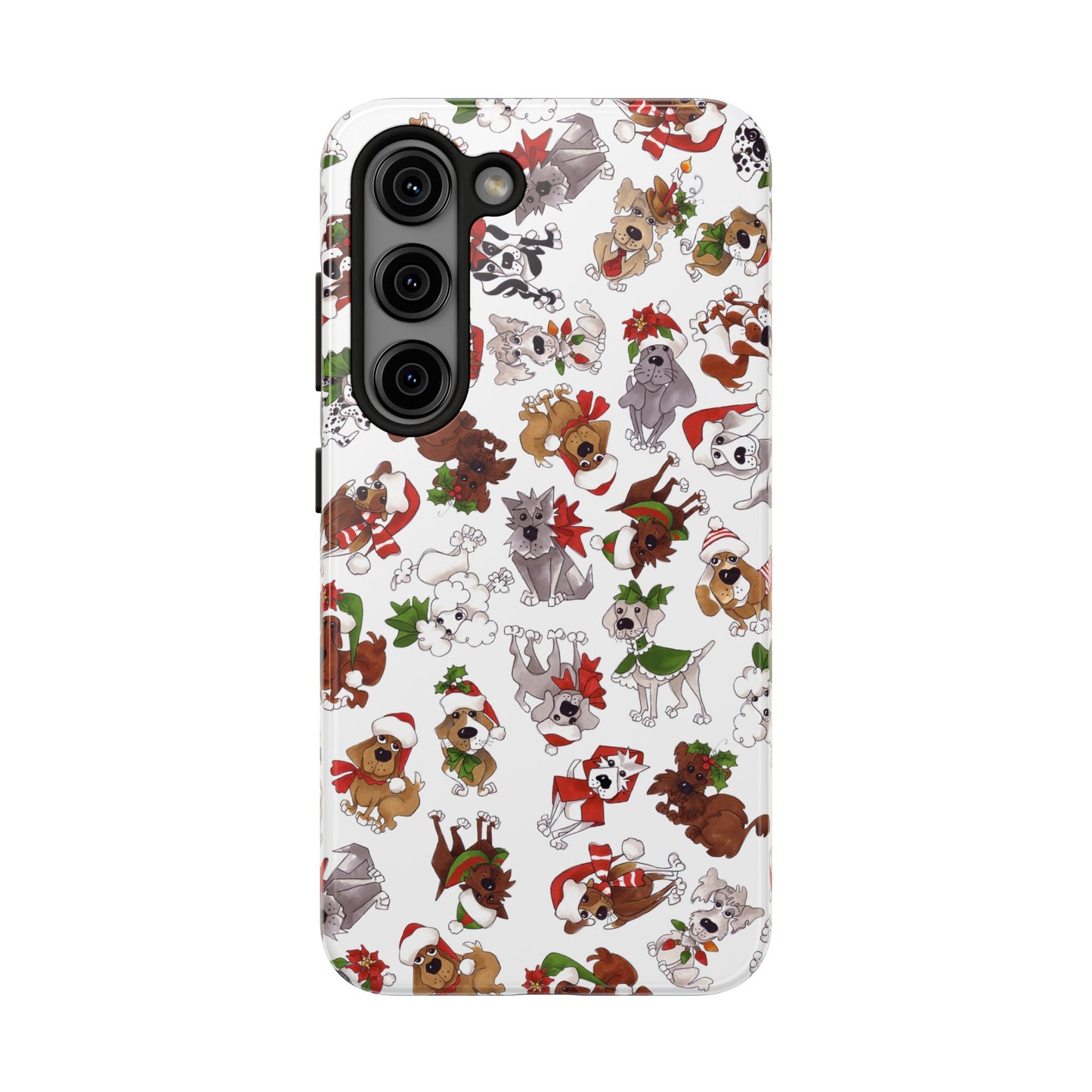 Doggie Toss White Phone Case
