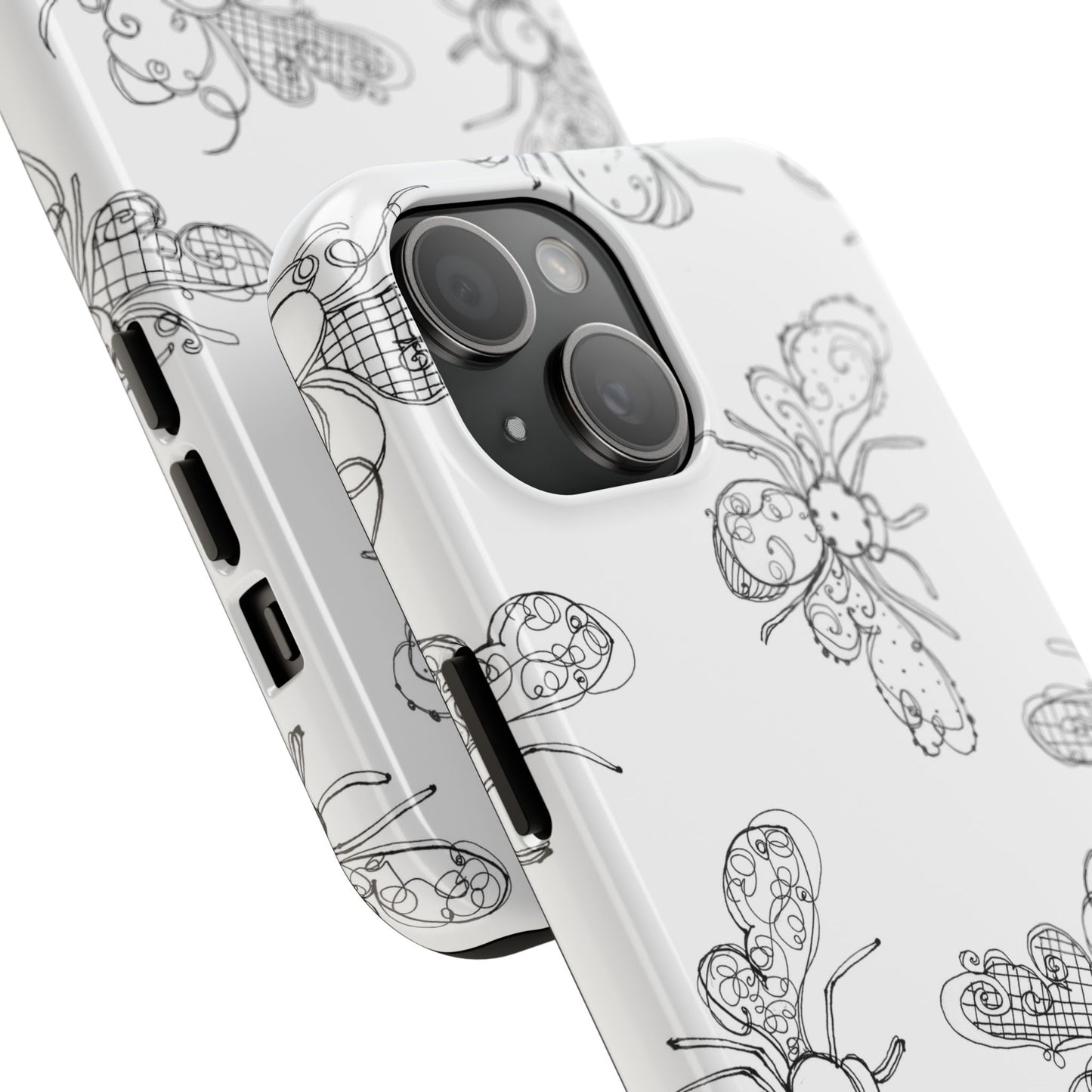 Busy Bees White Phone Case