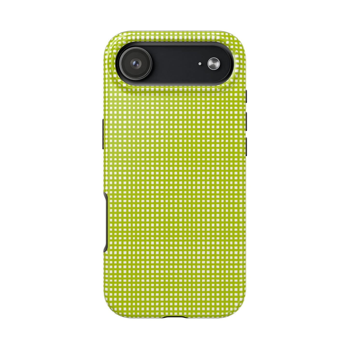 Chipper Check Lime Phone Case