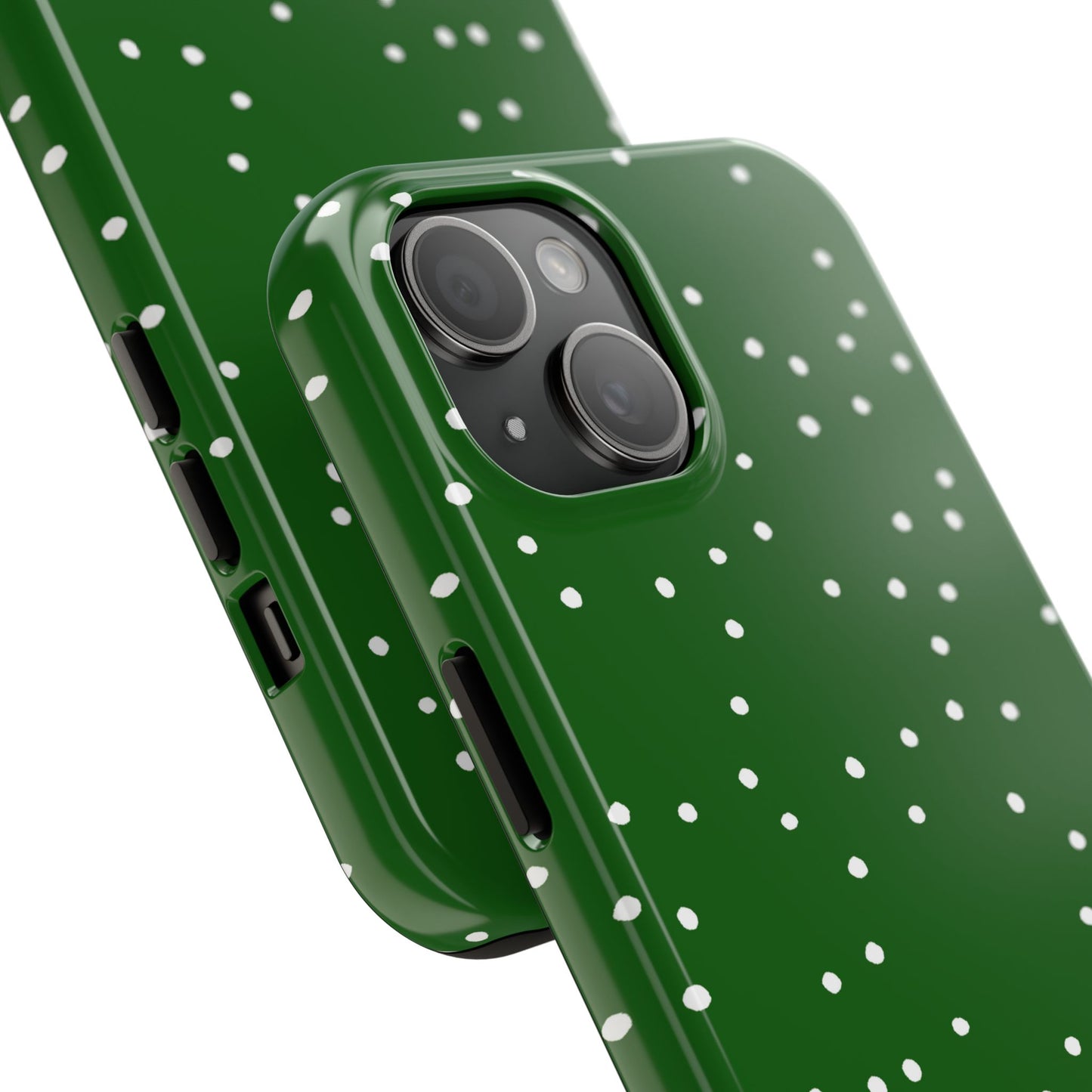 Dinky Dots Green / White Phone Case