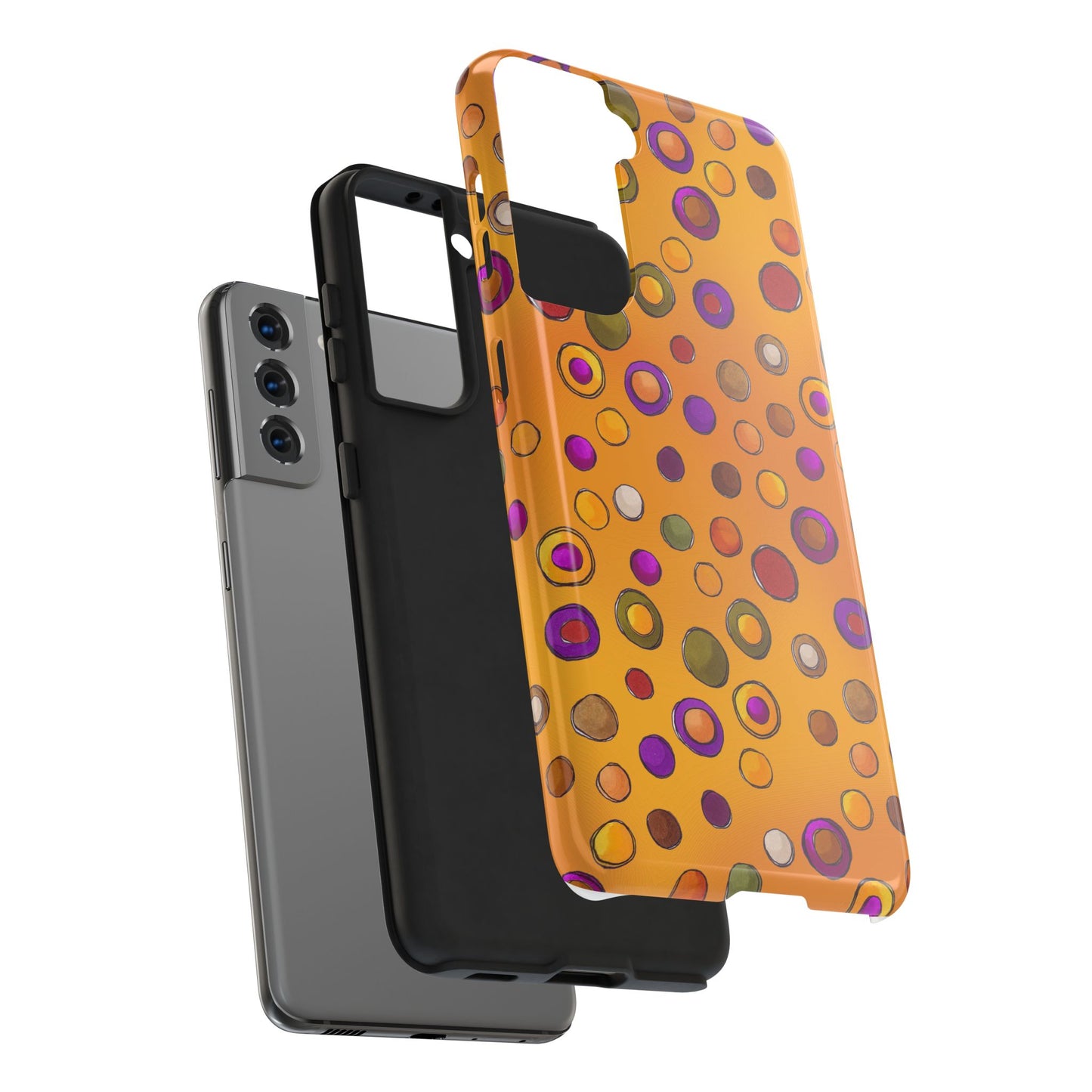 Double Dot Yellow Phone Case