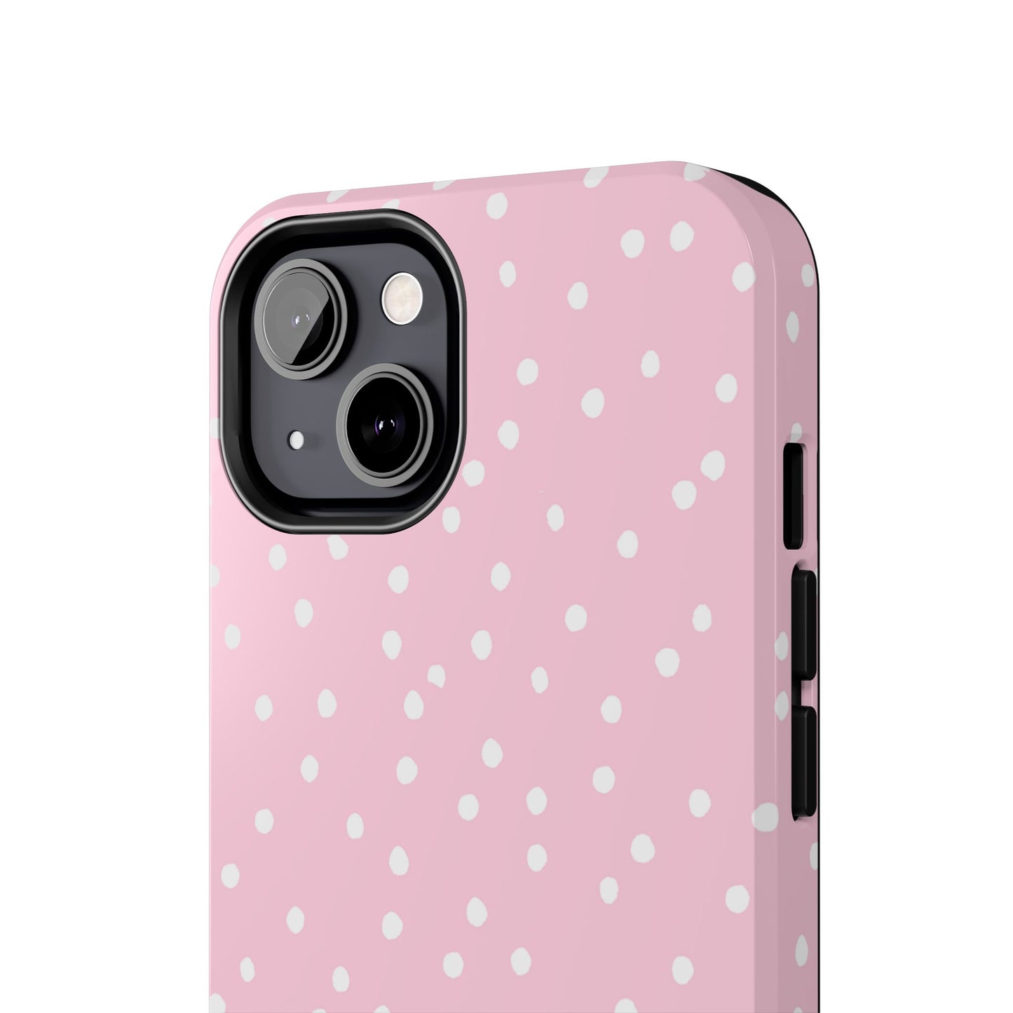Space Dots Pink / White Phone Case