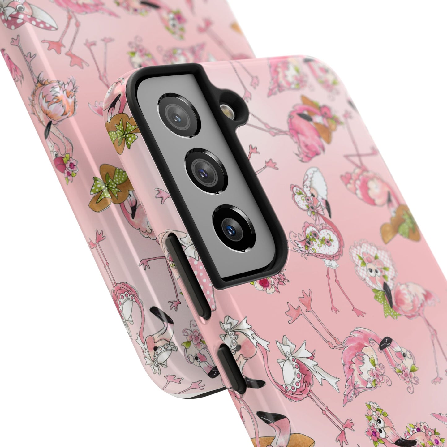 Tossed Flams Pink Phone Case