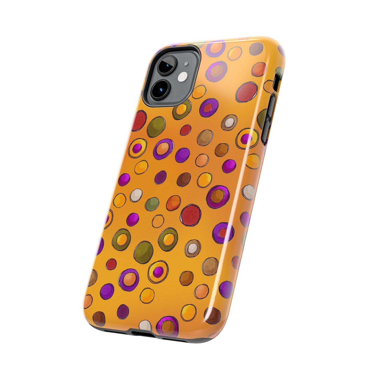 Double Dot Yellow Phone Case