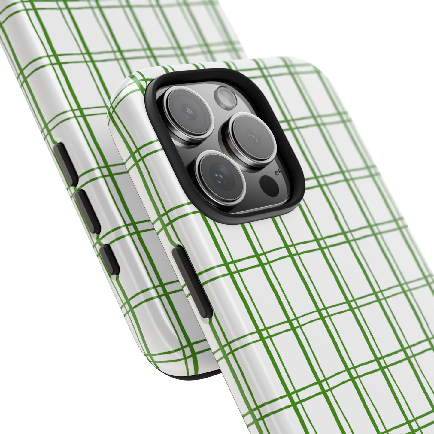Kitchen Plaid White / Green Phone Case