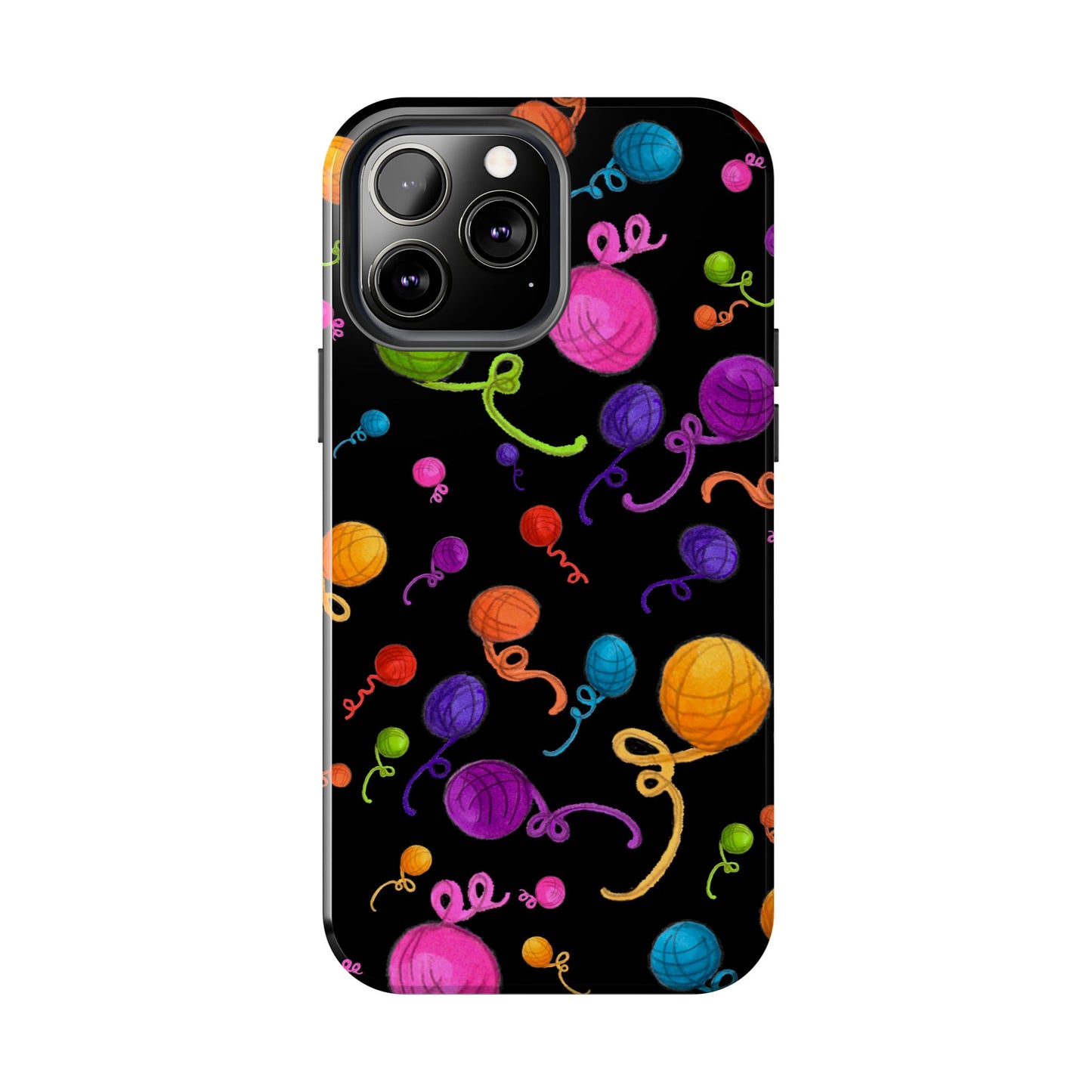 Yarniverse Black Phone Case