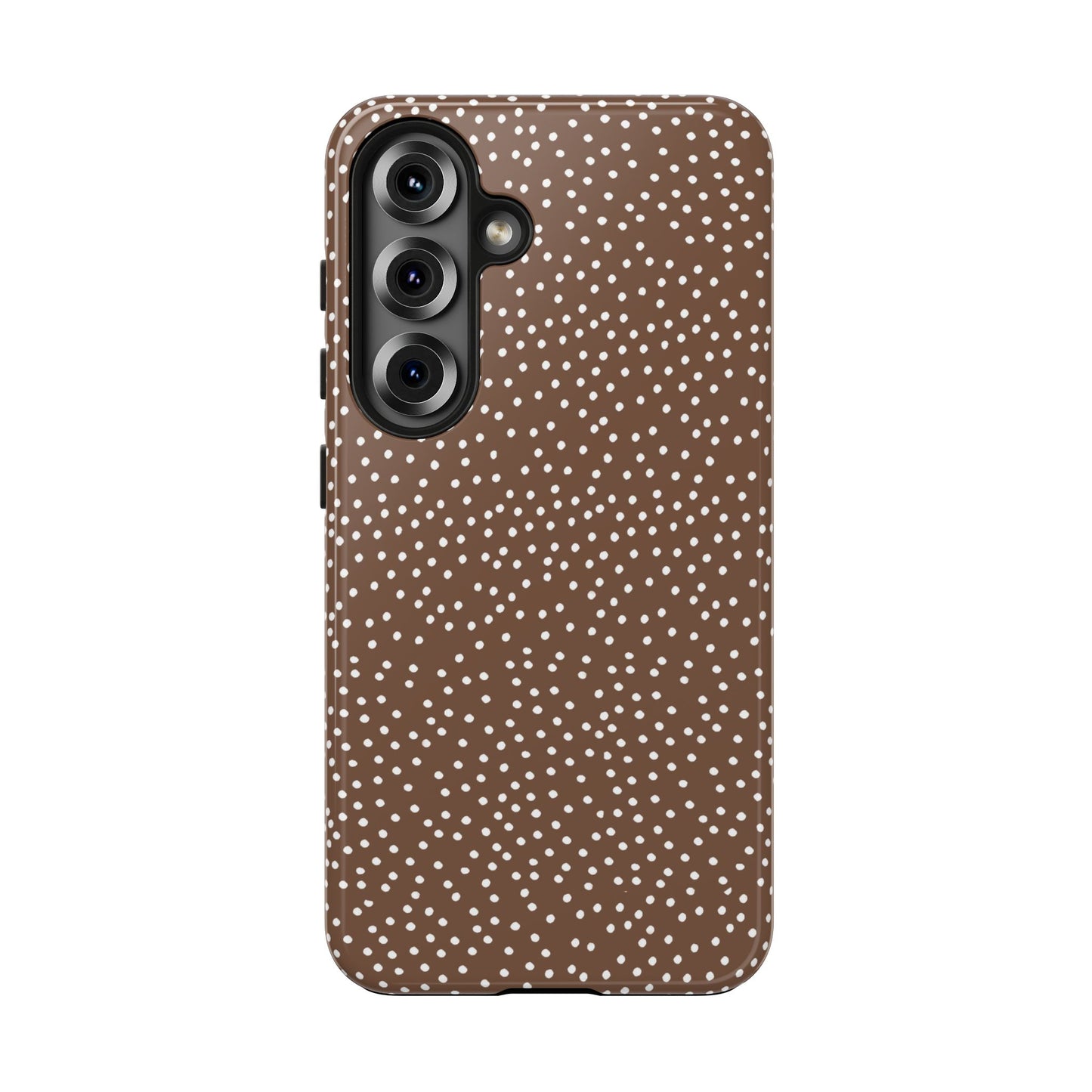 Dottible Chocolate / White Phone Case