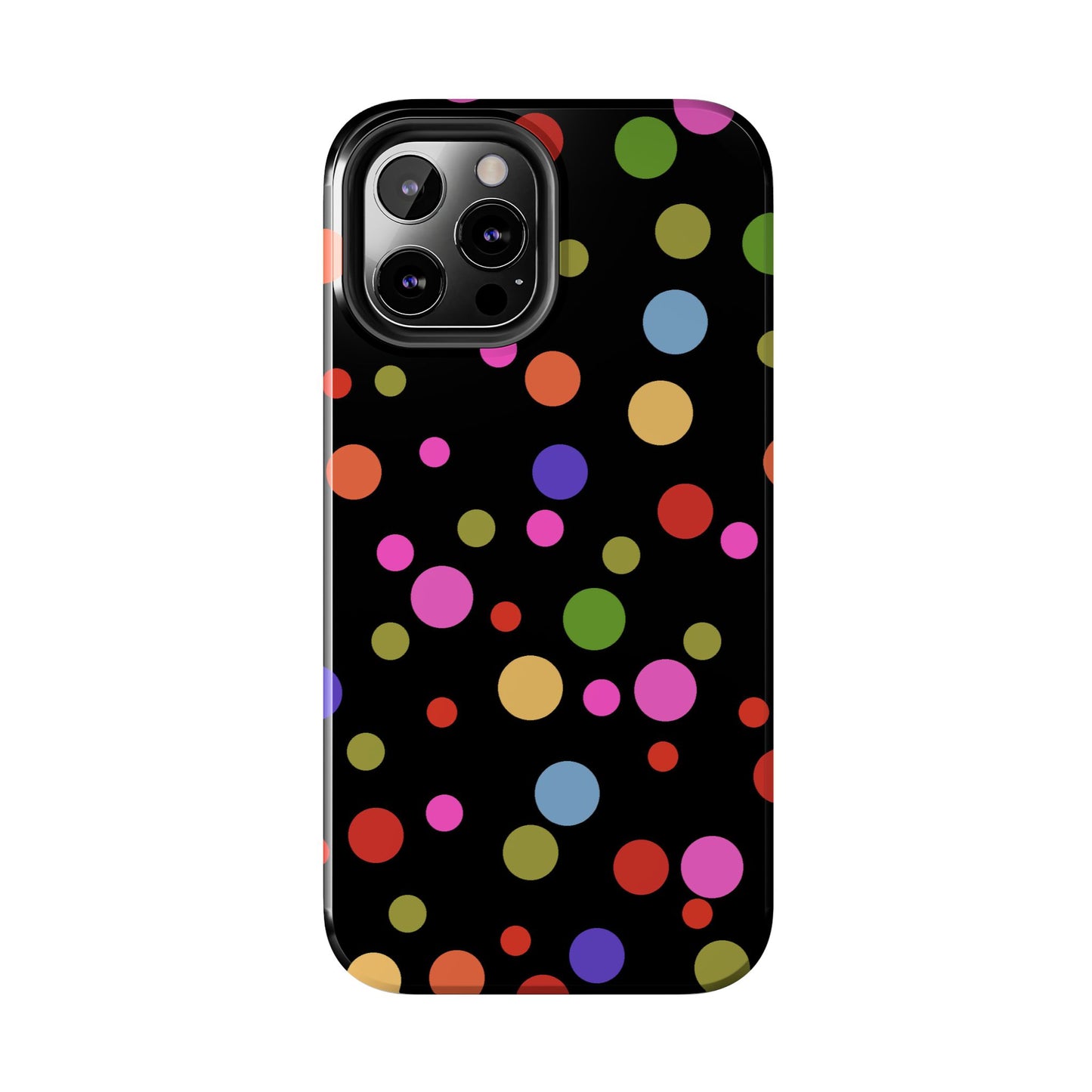 Dot Assortment Black Phone Case