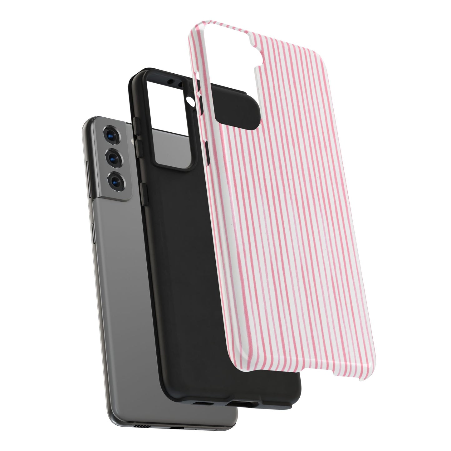 Candy Stripe White / Pink Phone Case