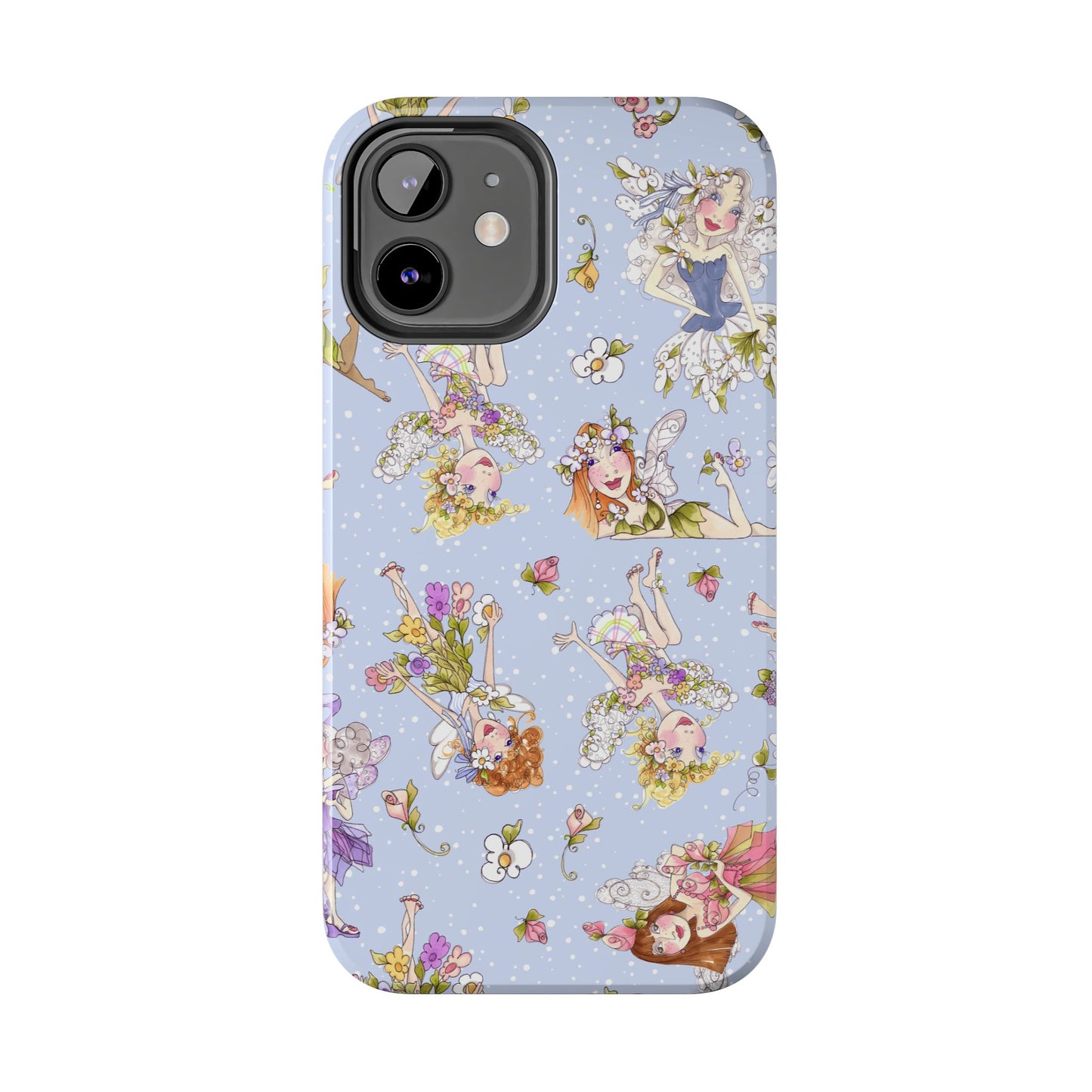 Tossed Fairies Blue Phone Case
