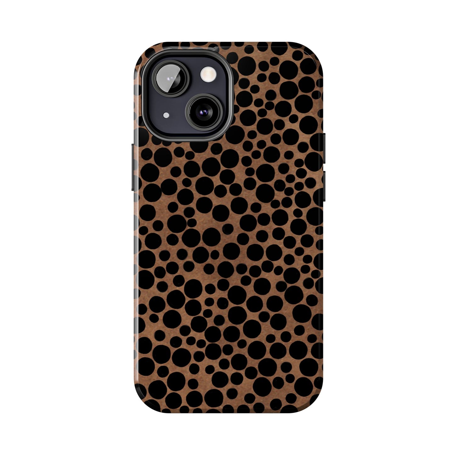 Felt Dots Caramel Phone Case