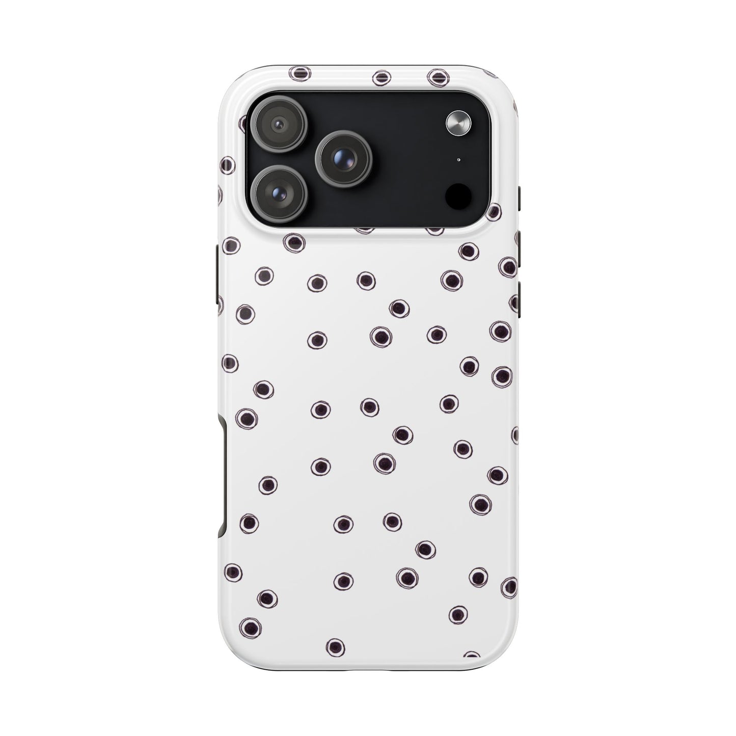 Halo Dots White Phone Case