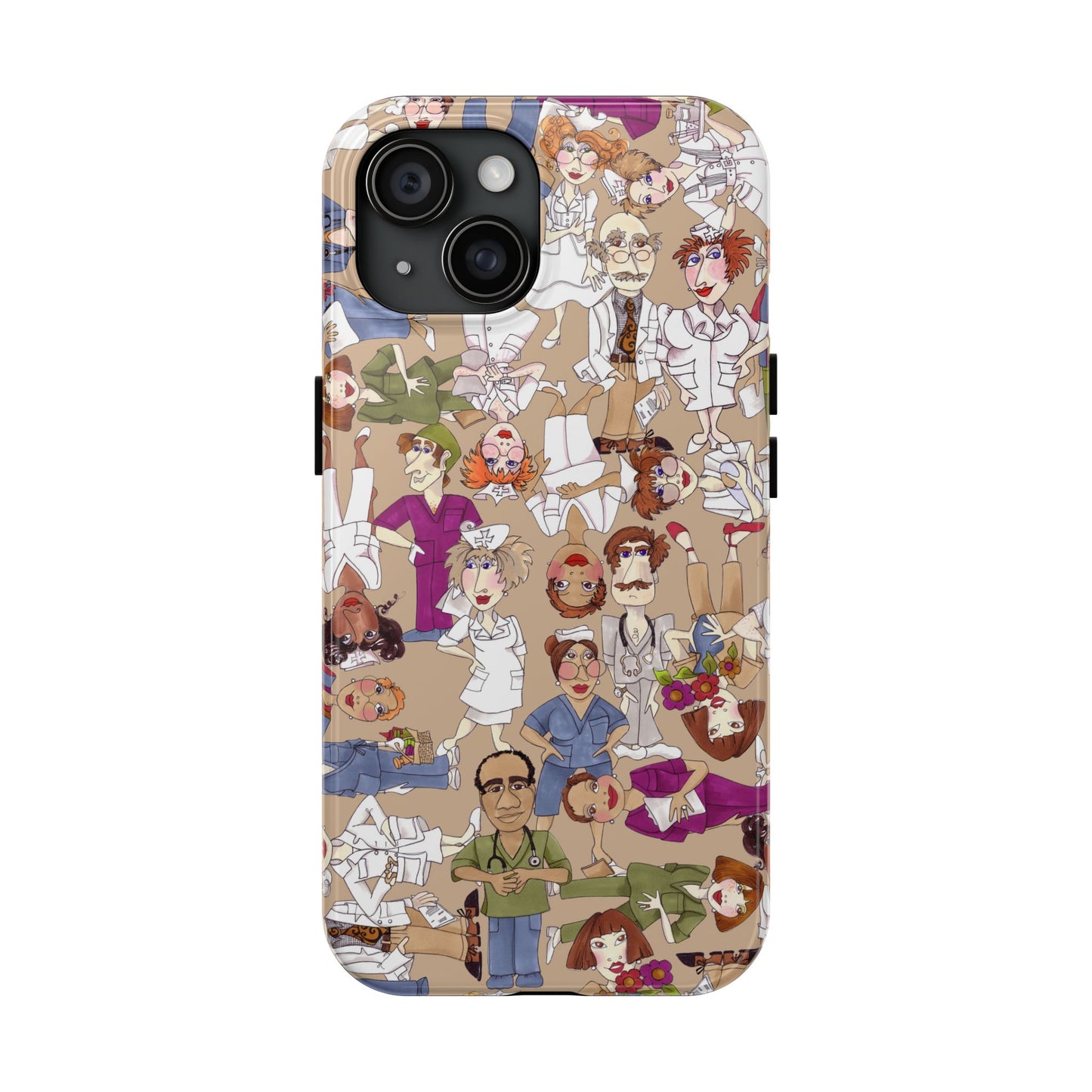 Diverse Nurse Khaki Phone Case