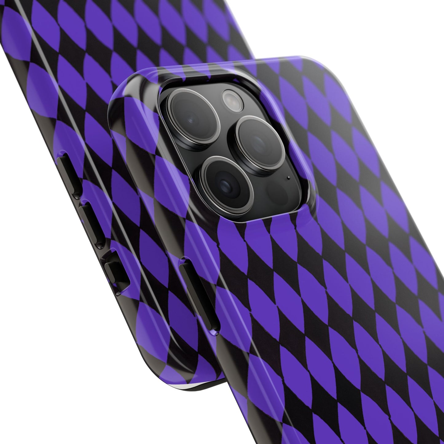 Diamond Purple / Black Phone Case