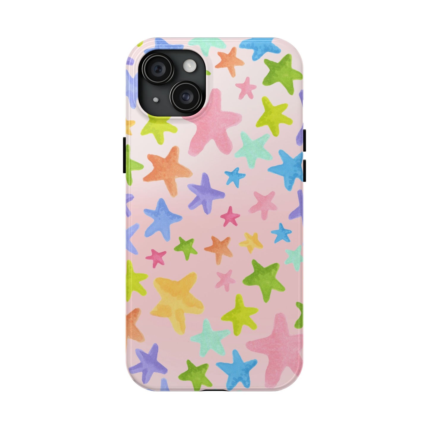 Happy Stars Pink Phone Case