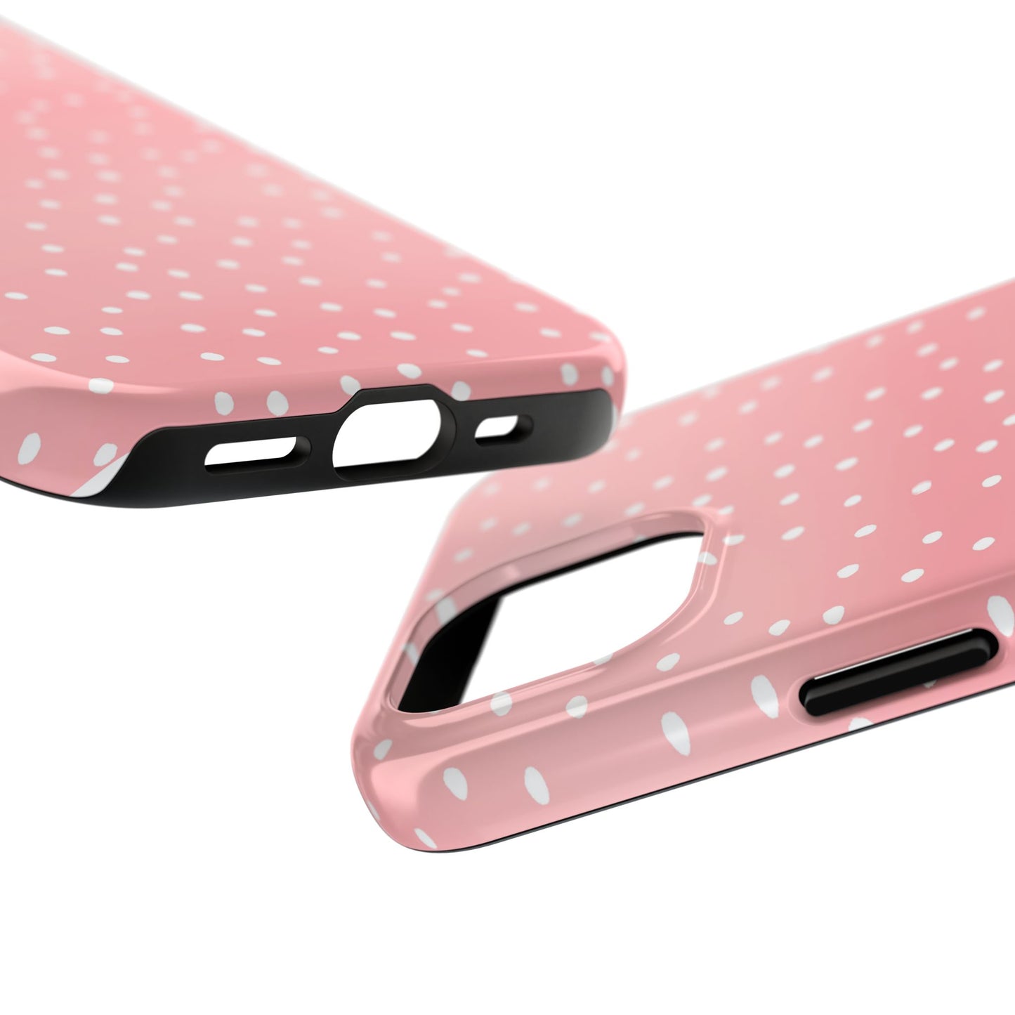 Dinky Dots Coral / White Phone Case