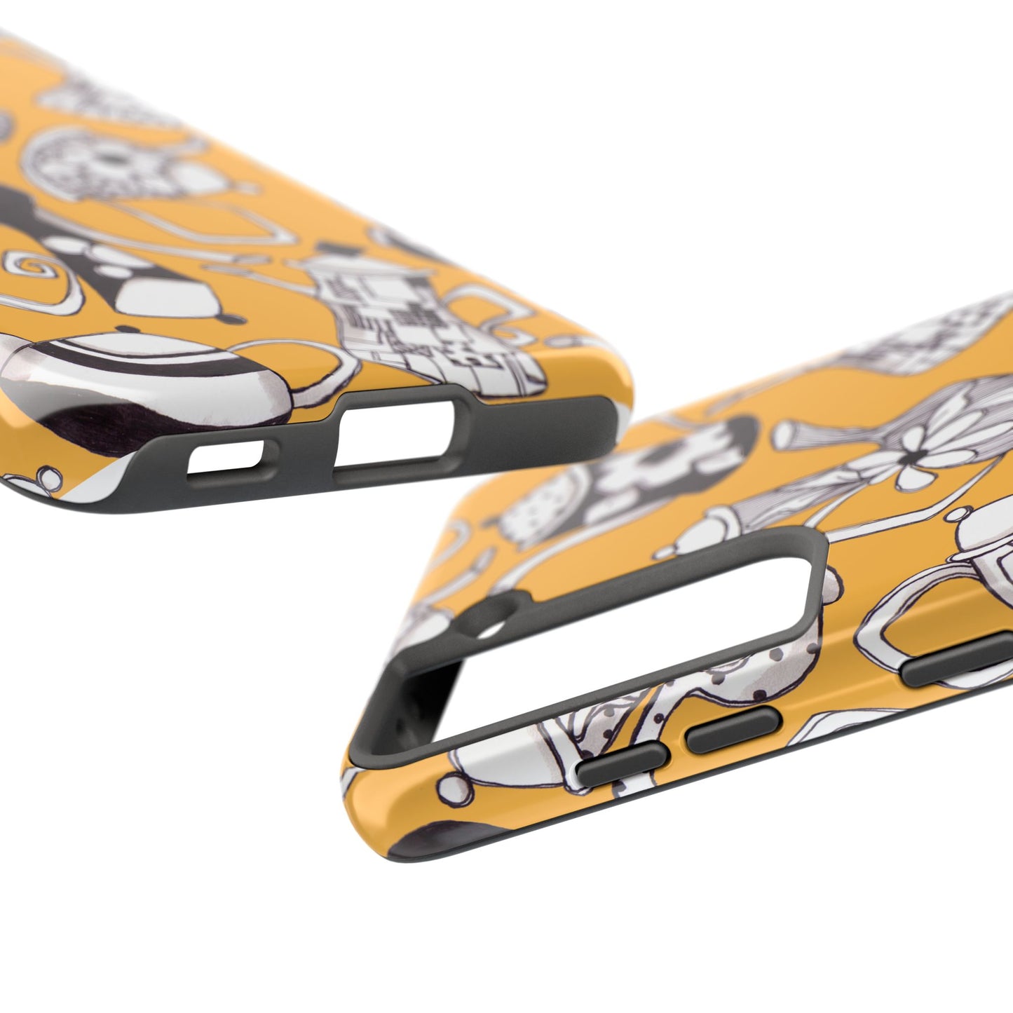 Fancy Pots Yellow Phone Case