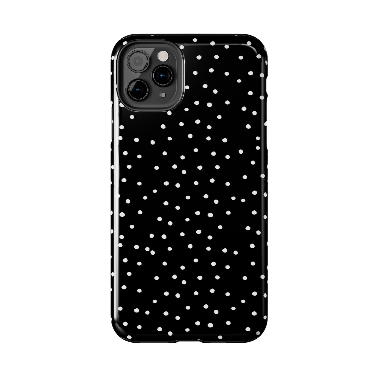 Dinky Dots Black / White Phone Case