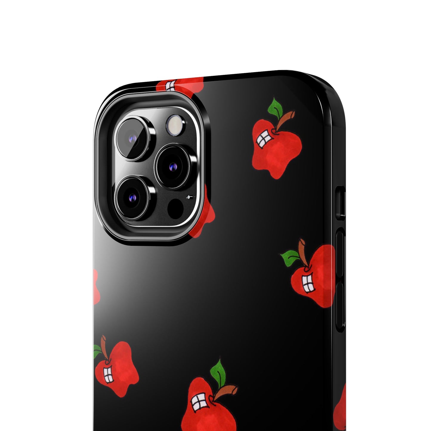 Flying Apples Black Phone Case