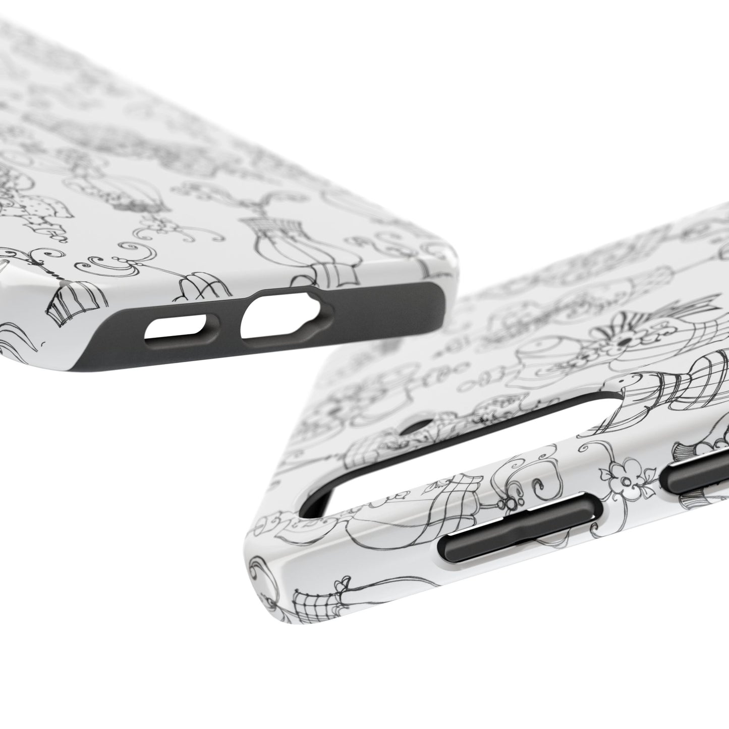Mannequinique White / Black Phone Case