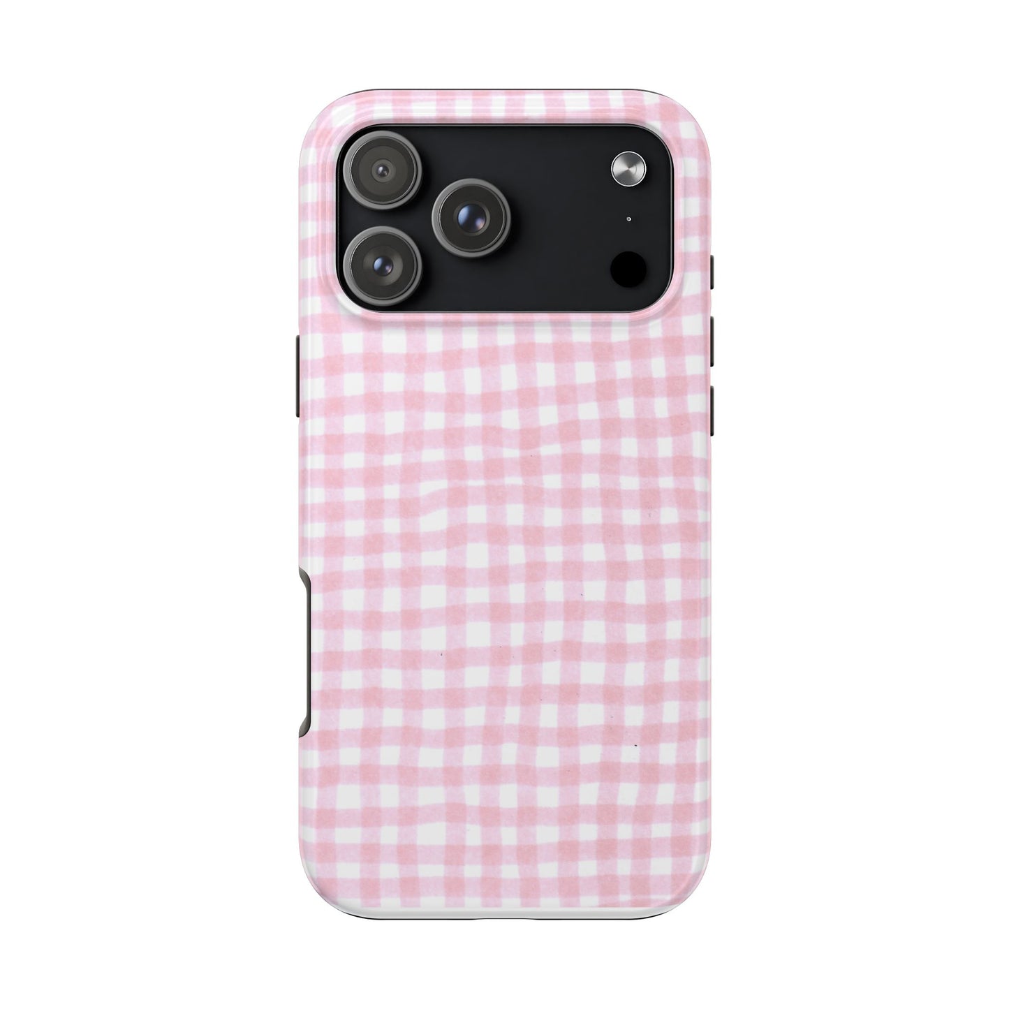Wonky Chipper Check Pink Phone Case