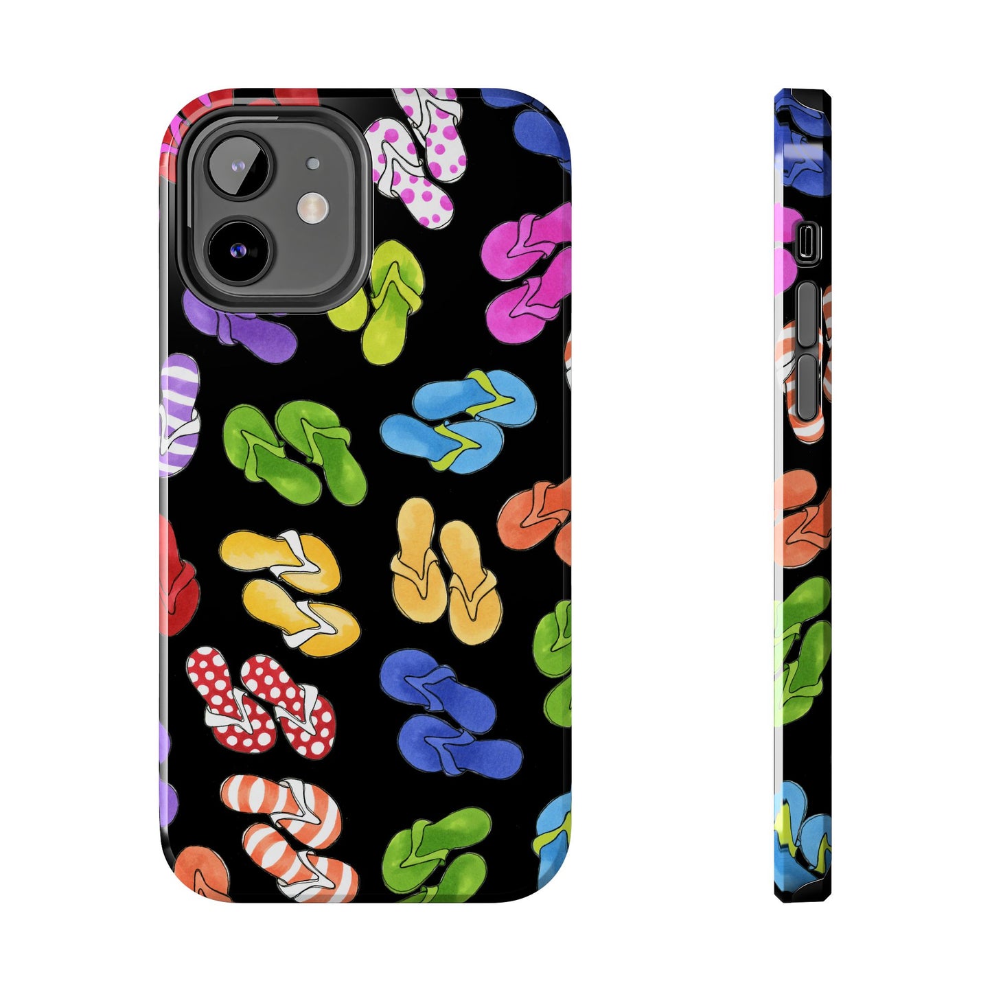 Fun Flops Black Phone Case