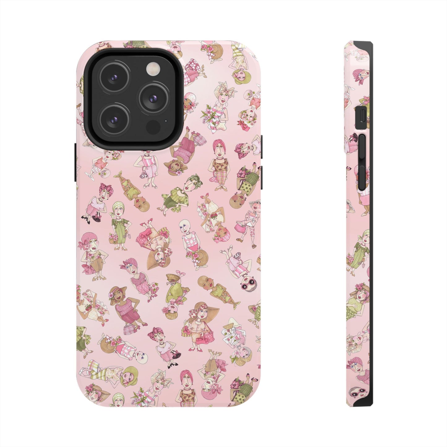 Tossed Ladies Pink Phone Case