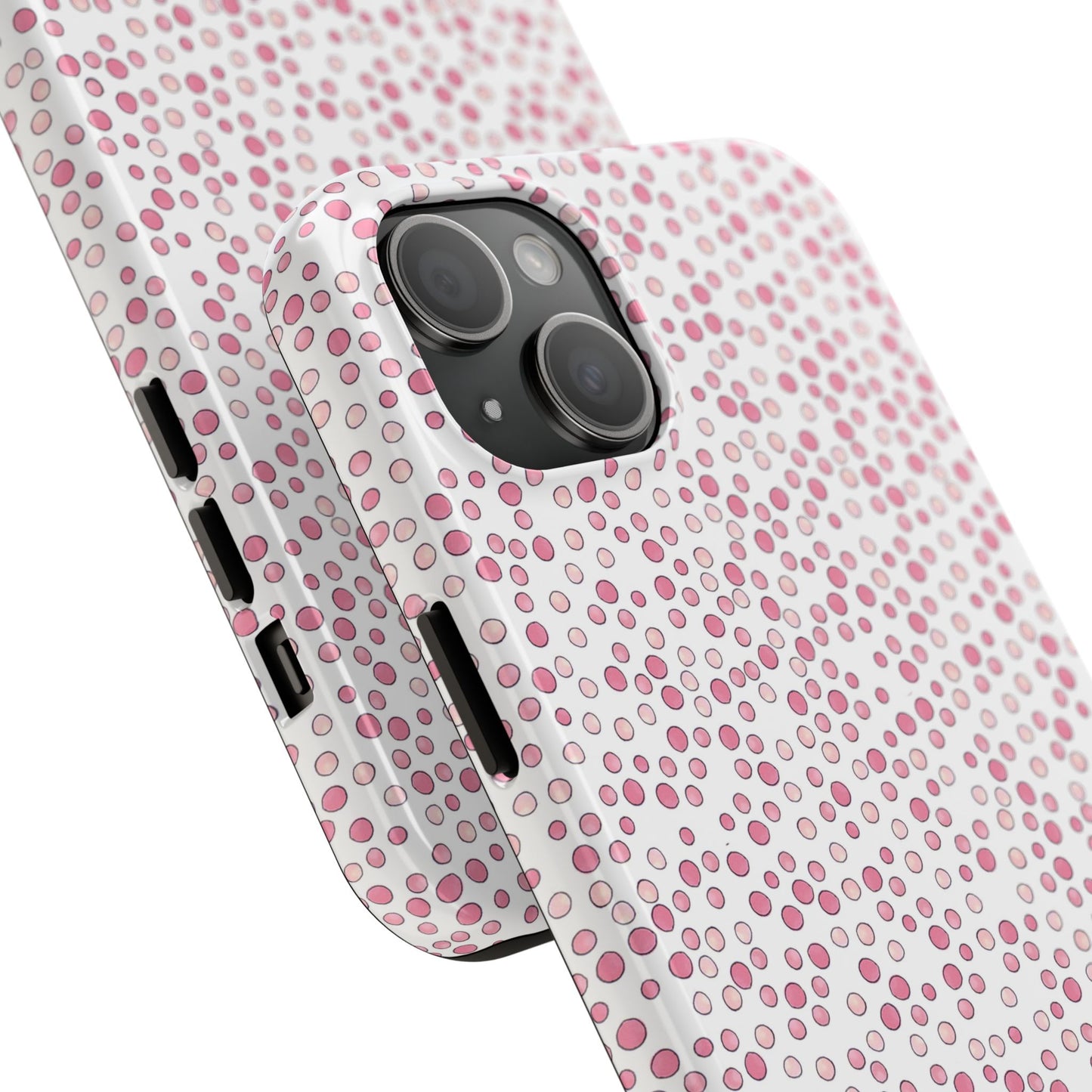 Water Spot Pink / White Phone Case