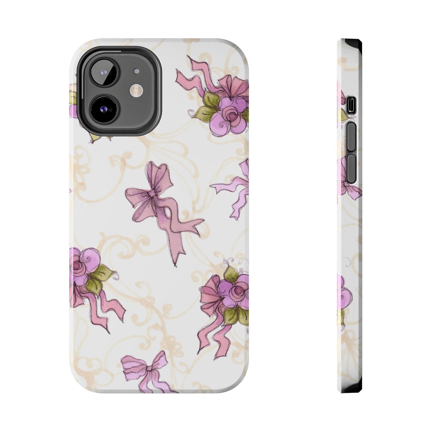 Flower Model Bow Flowers Phone Case