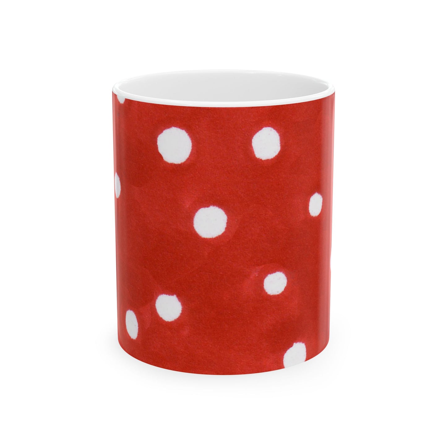 Dinky Dots Red / White Cup