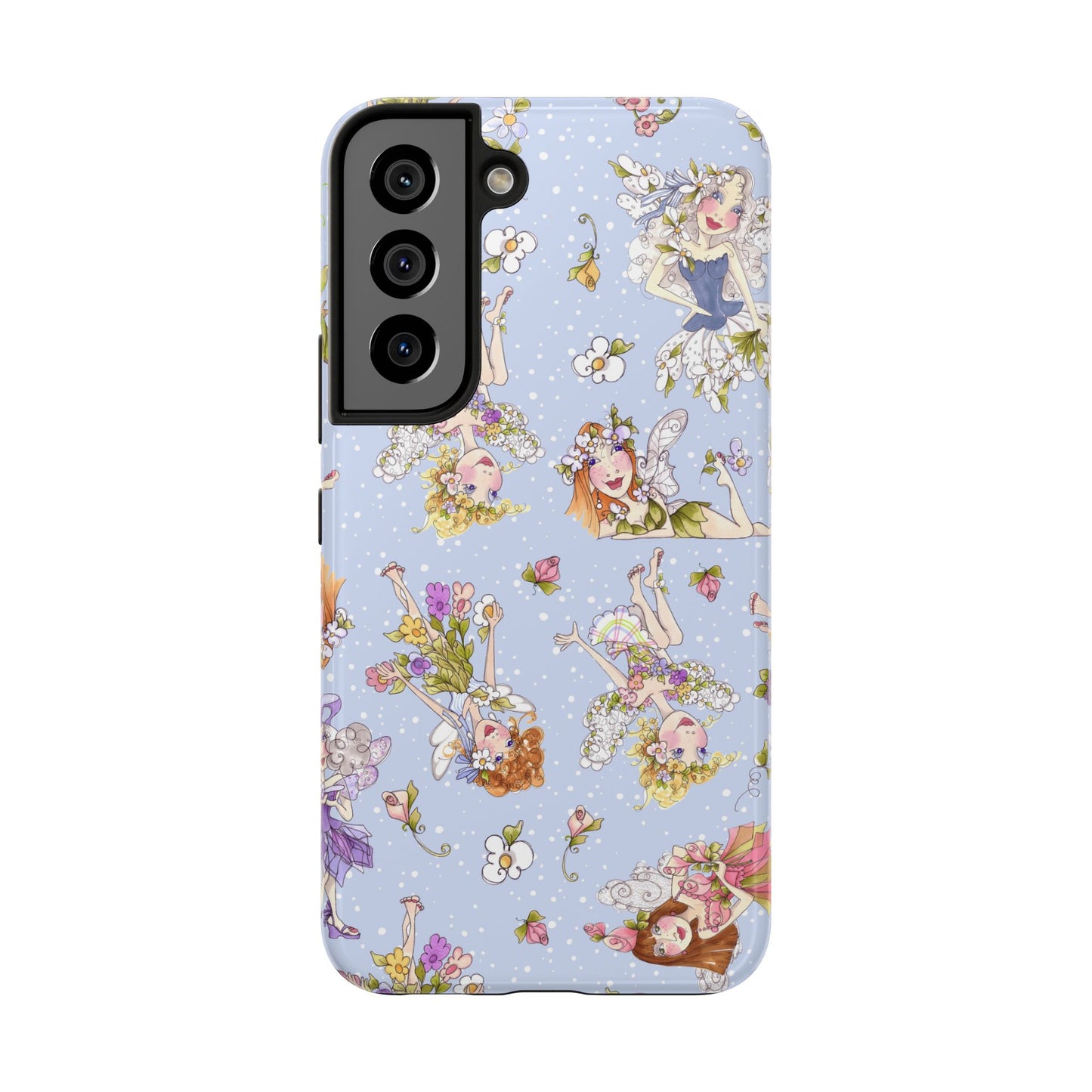 Tossed Fairies Blue Phone Case