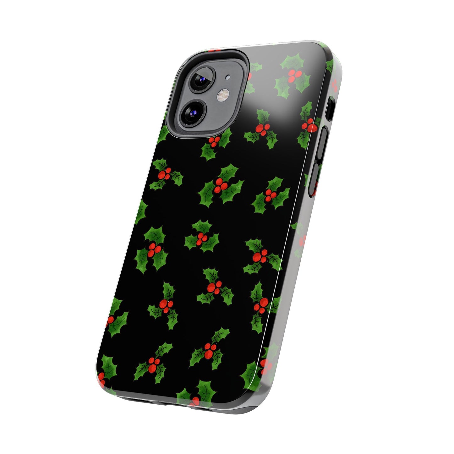 Lotsa Holly Black Phone Case