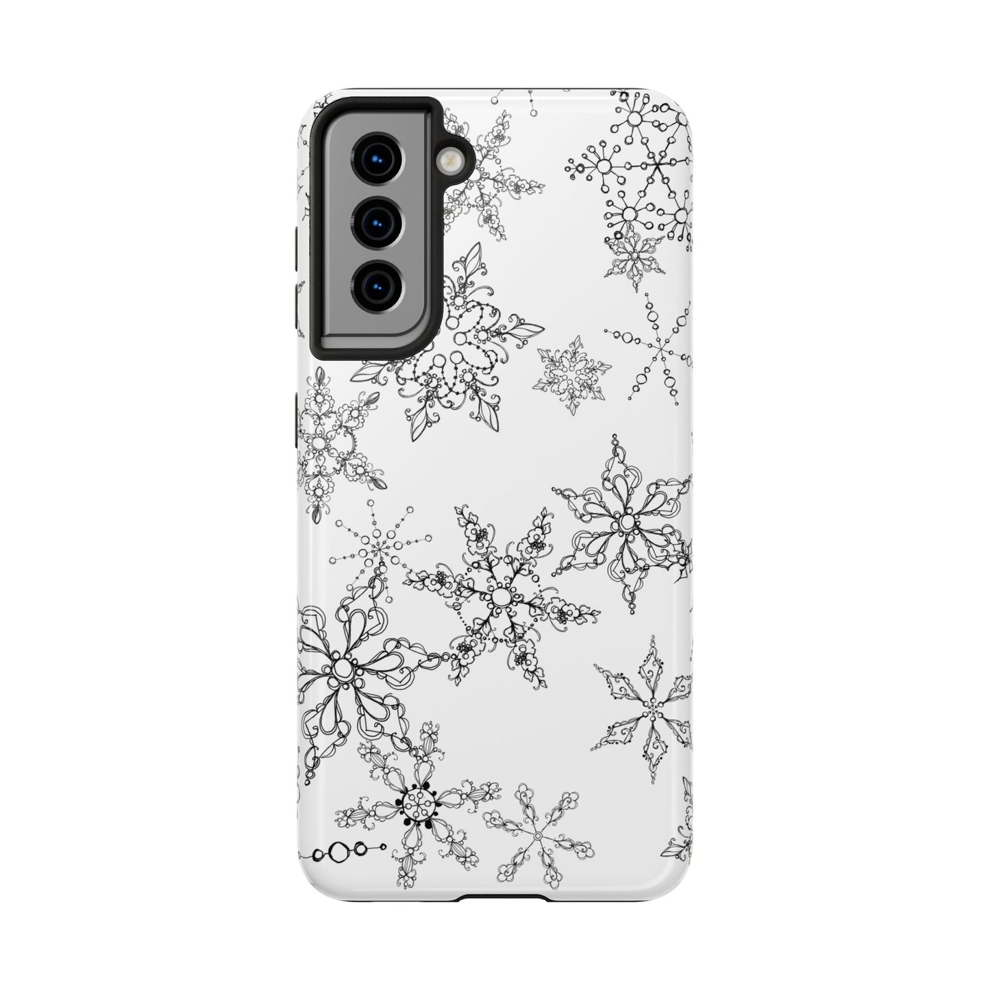 Random Flakes White Phone Case