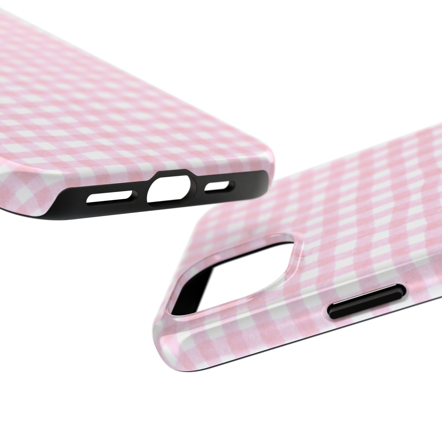 Wonky Chipper Check Pink Phone Case