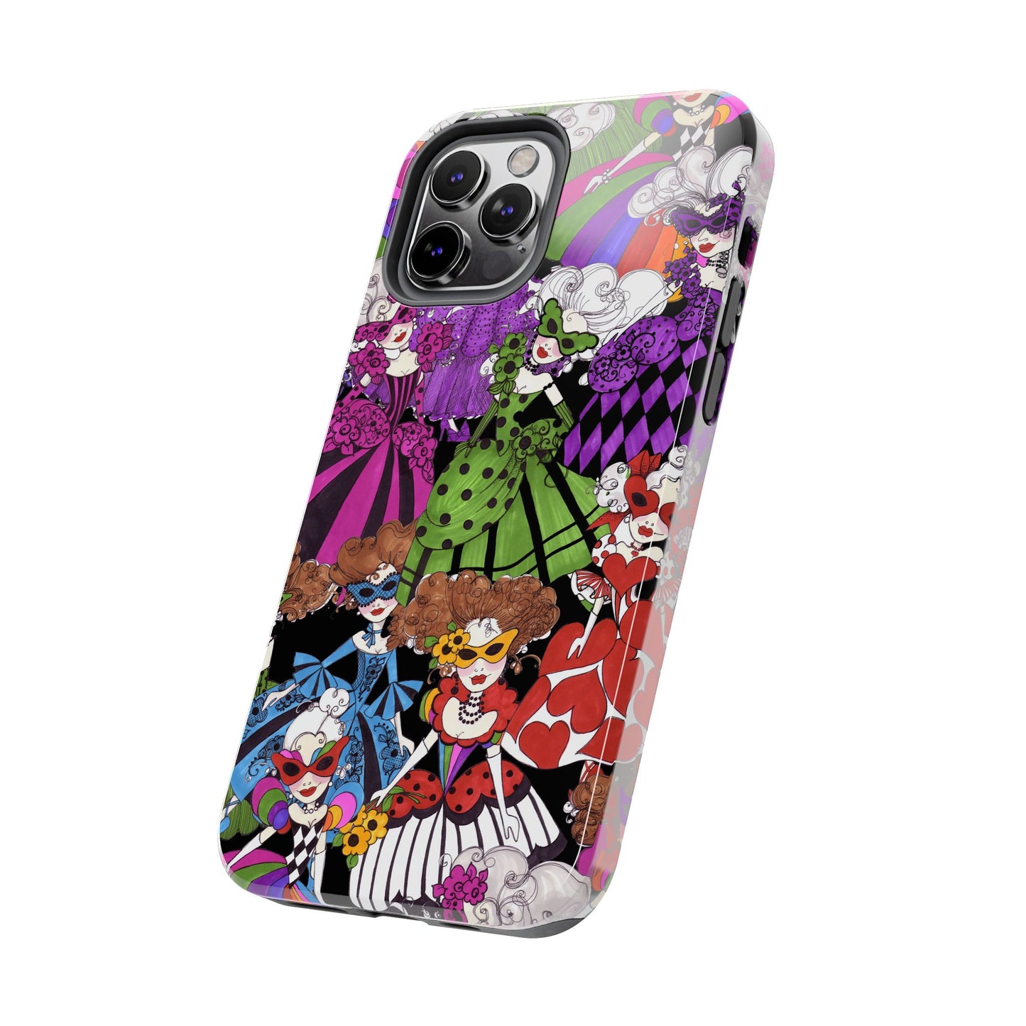 Crowded Dance Floor Black Phone Case