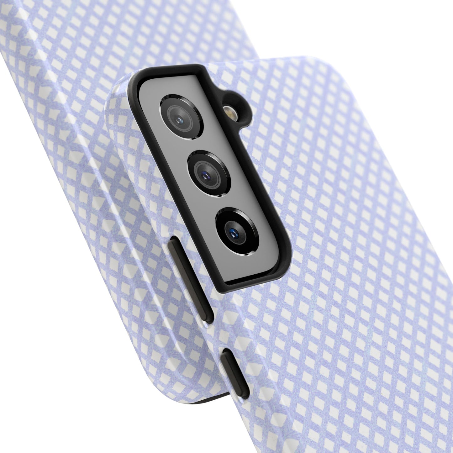 Bias Check Light Blue Phone Case