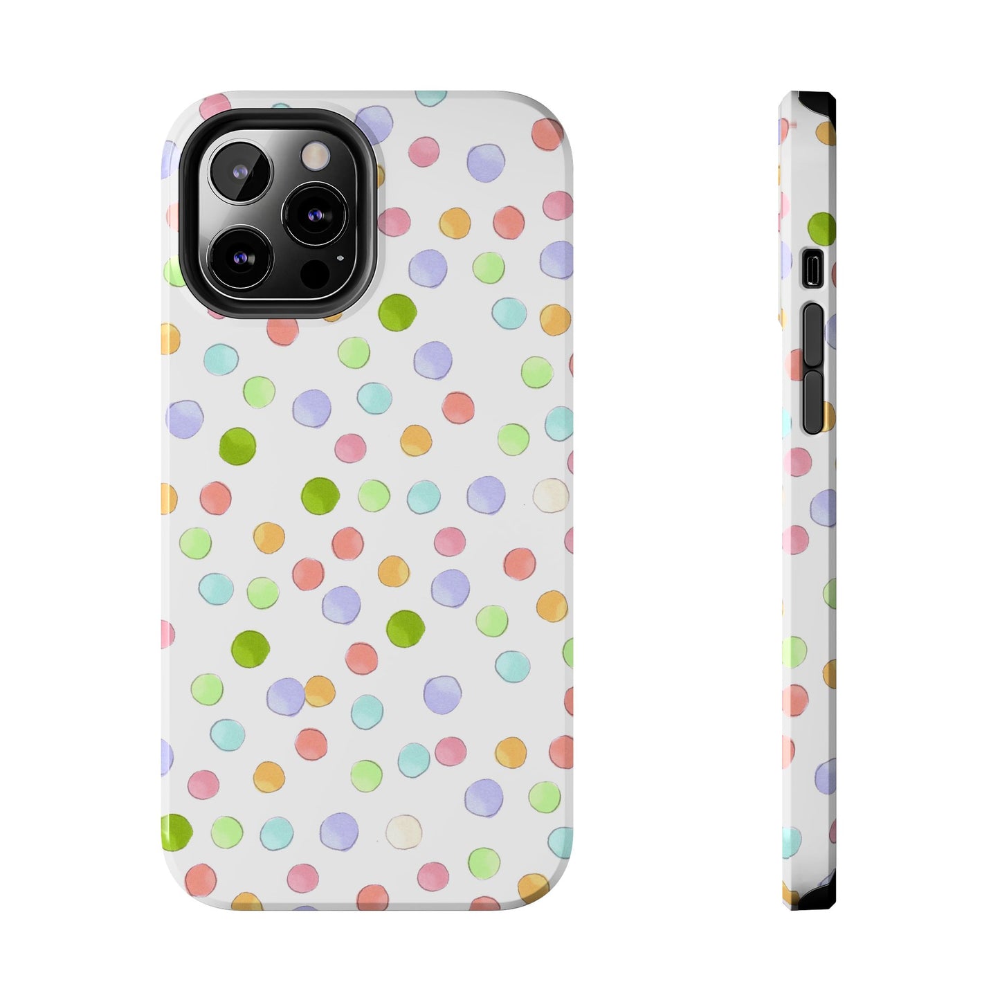 Happy Dots White Phone Case