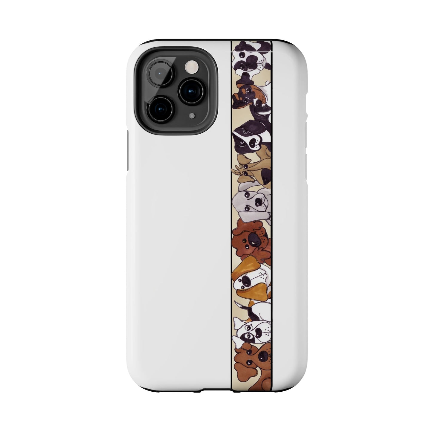 Doggie Delight Border Phone Case