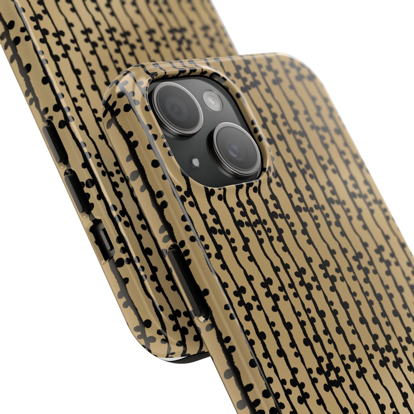 Loopy Stripe Tan Phone Case