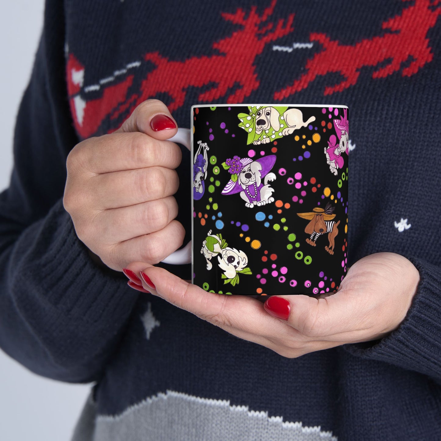 Spot the Dog Black / Multi Cup